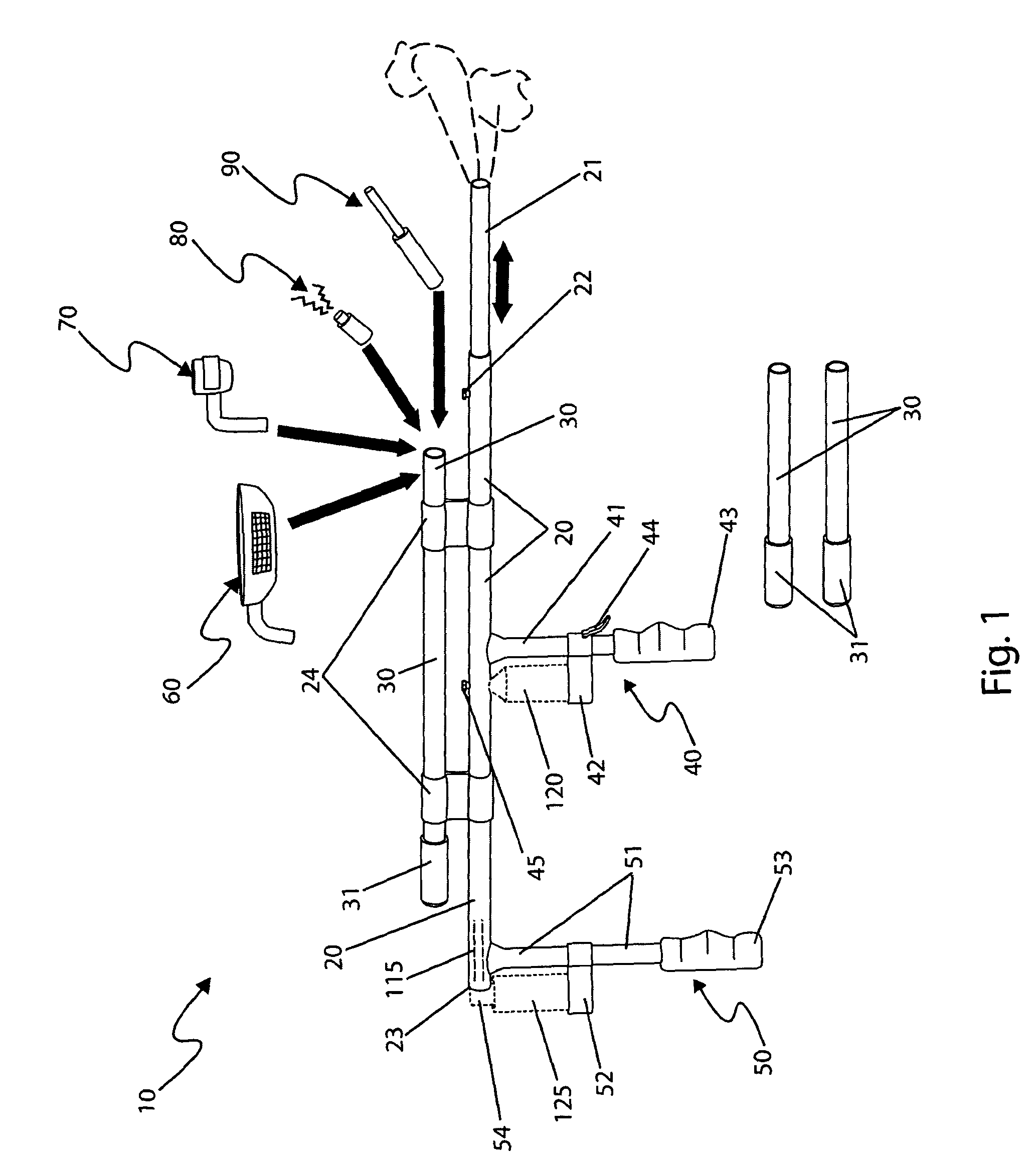 Smoke detector testing tool