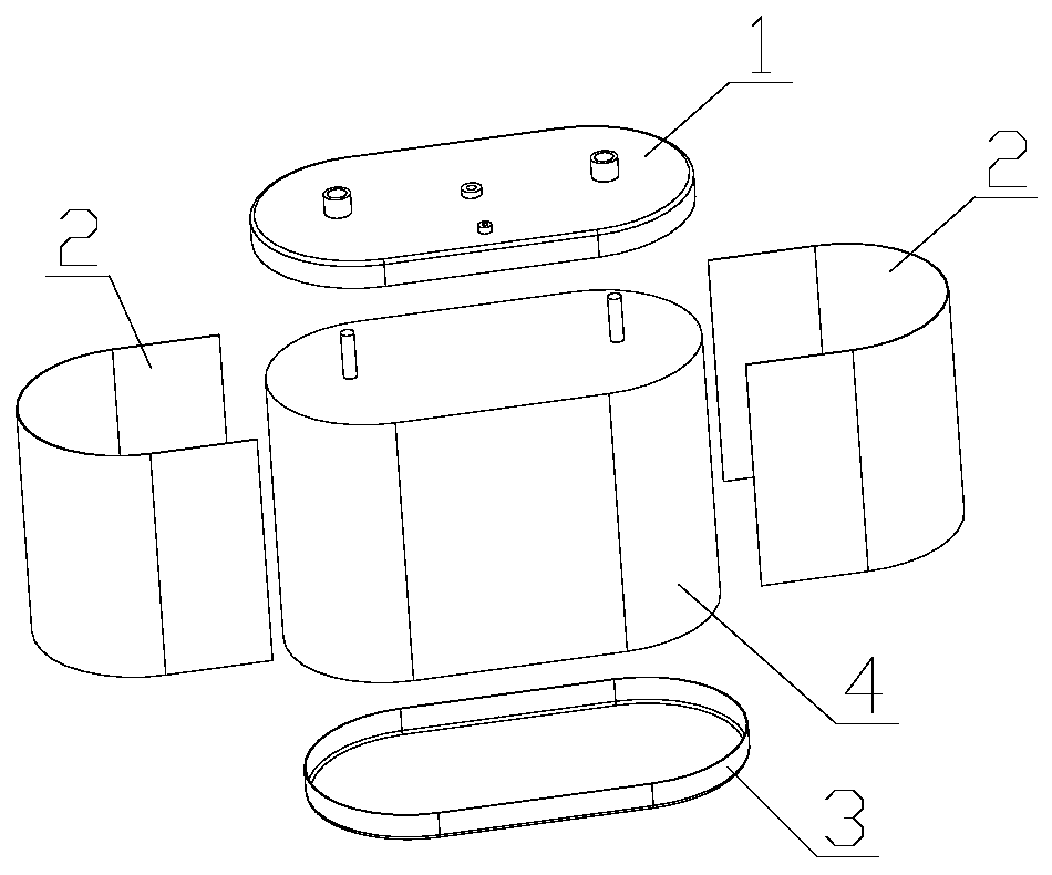 Lithium battery box welding tool and lithium battery box welding method