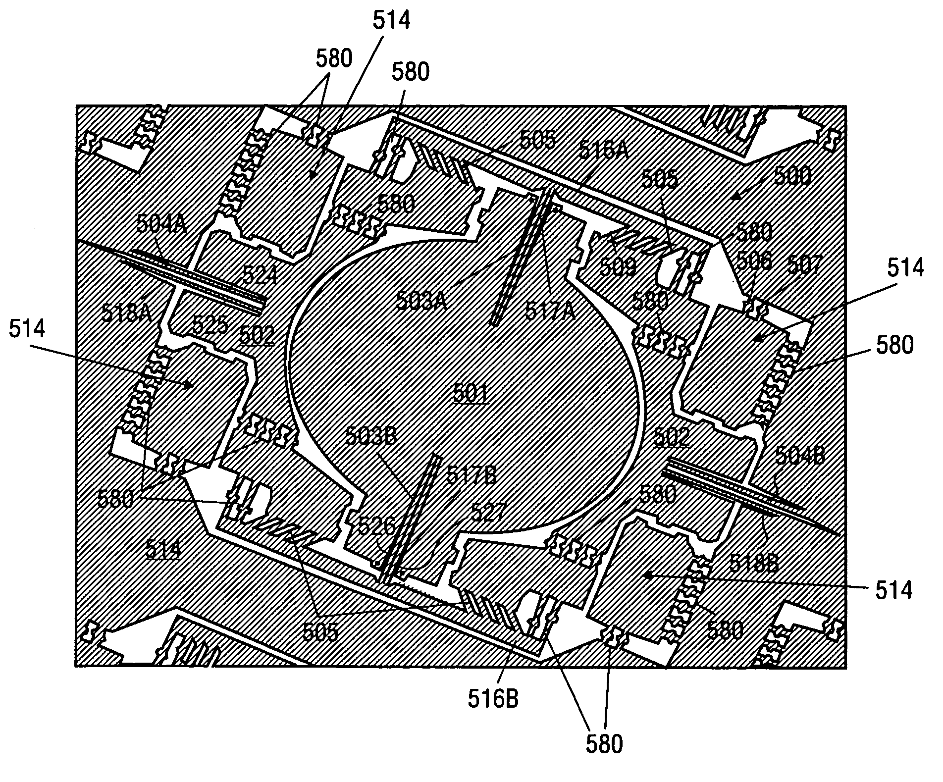 Electrostatic actuator for microelectromechanical systems and methods of fabrication