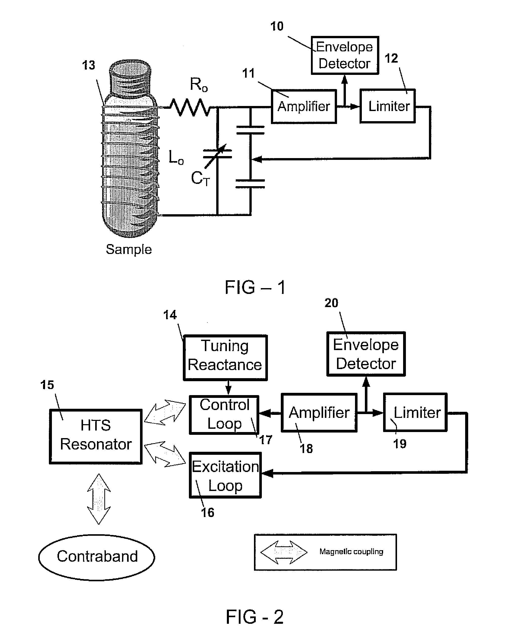 Quadrupole resonance using narrowband probes and continuous wave excitation