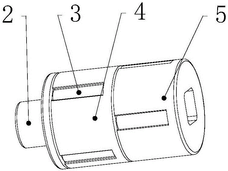 Curtain brake head