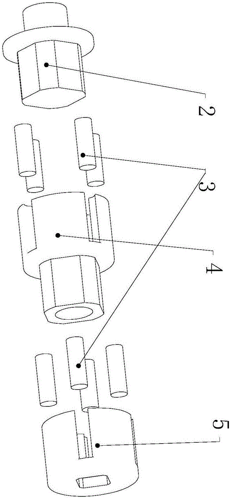 Curtain brake head