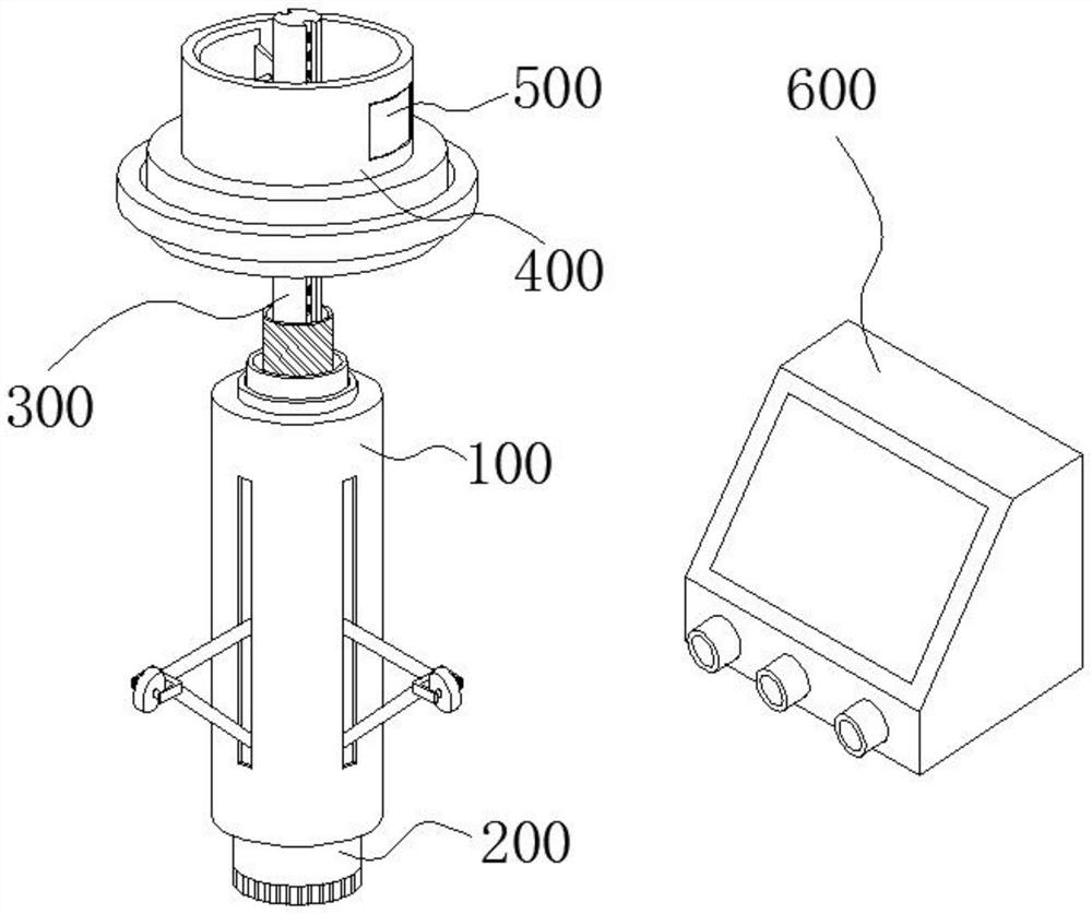 Electric power foundation pit construction environment monitoring device and monitoring method