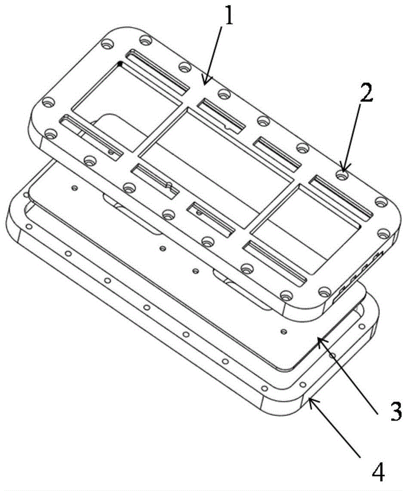 Automatic heat dissipation type free-flow electrophoresis separation chamber device