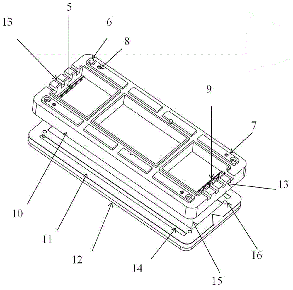 Automatic heat dissipation type free-flow electrophoresis separation chamber device