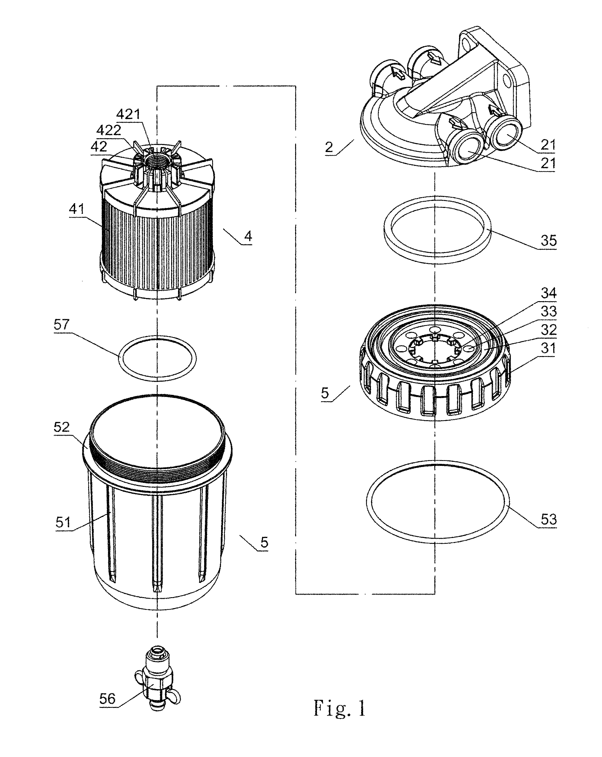 Marine Water Separating Fuel Filter