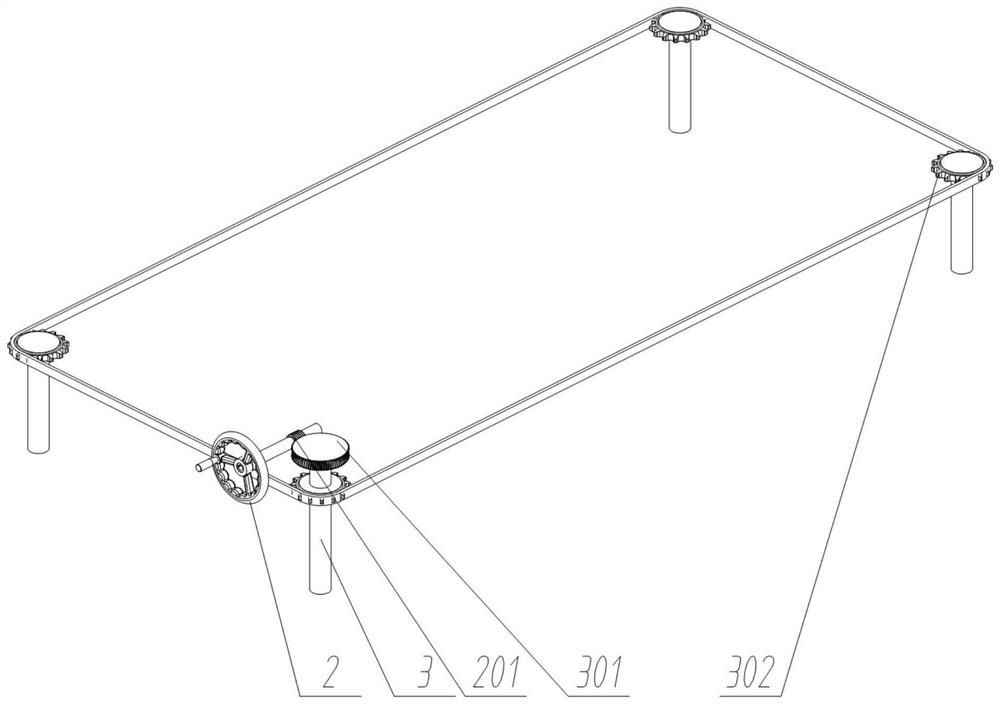 Modular maintenance device capable of improving survival rate of transplanted turf