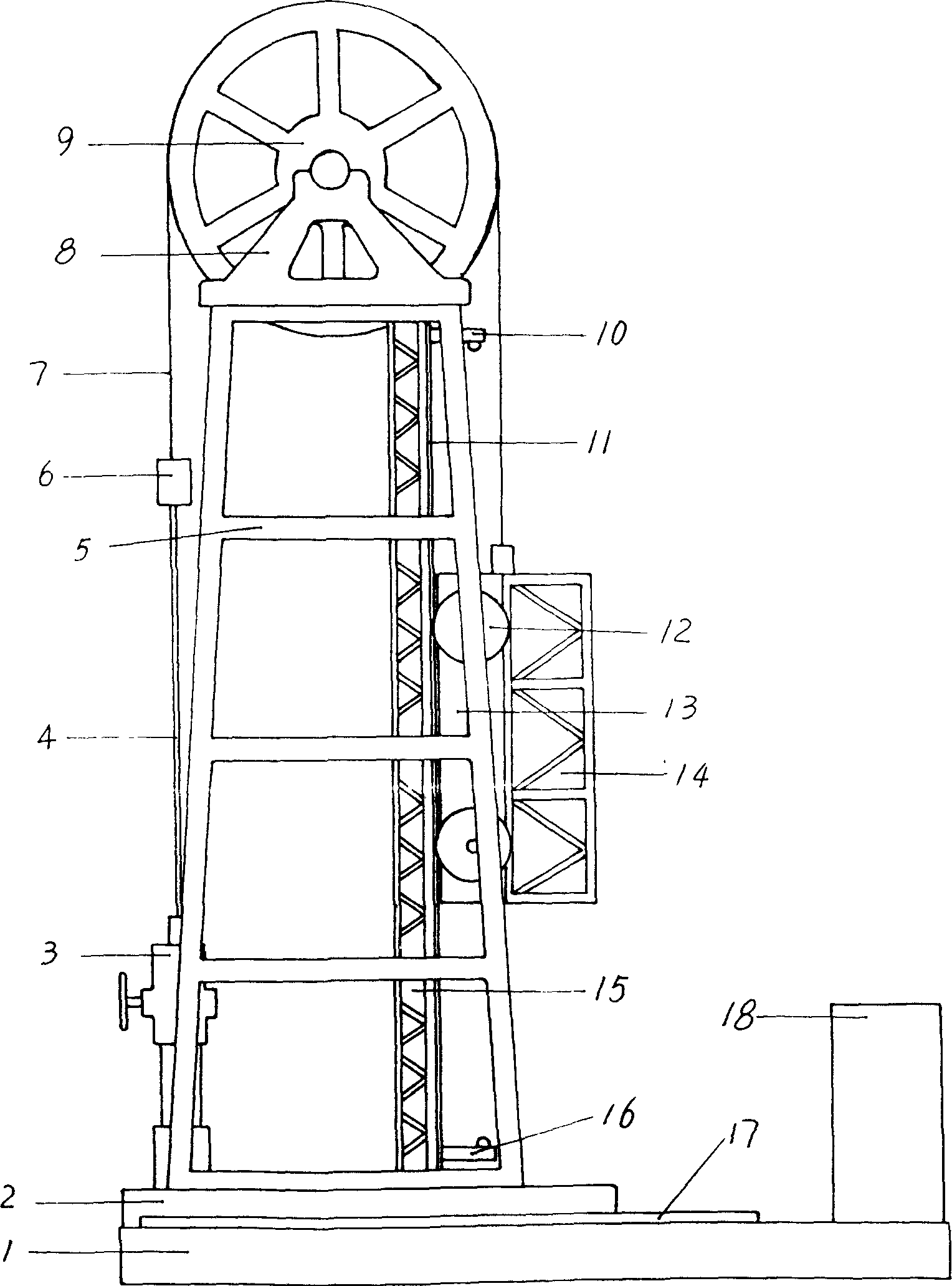 Non walking beam linear motor pumping unit