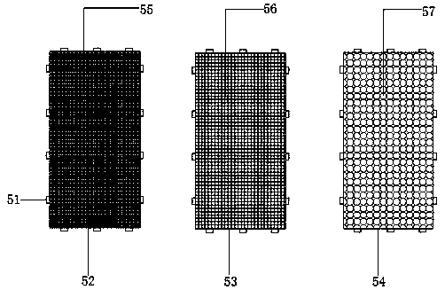 Debris flow dam breach simulation experimental device under different gully bed forms