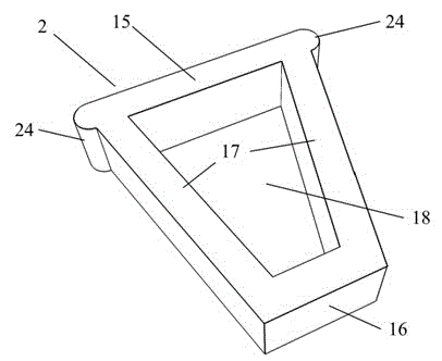 Spatial crossed and embedded ecological building block retaining wall and construction method thereof