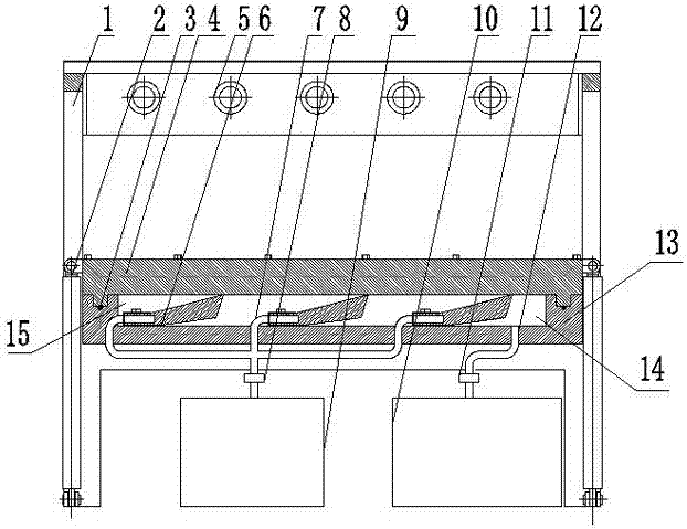 Shield tail brush sealing performance testing device and testing method thereof