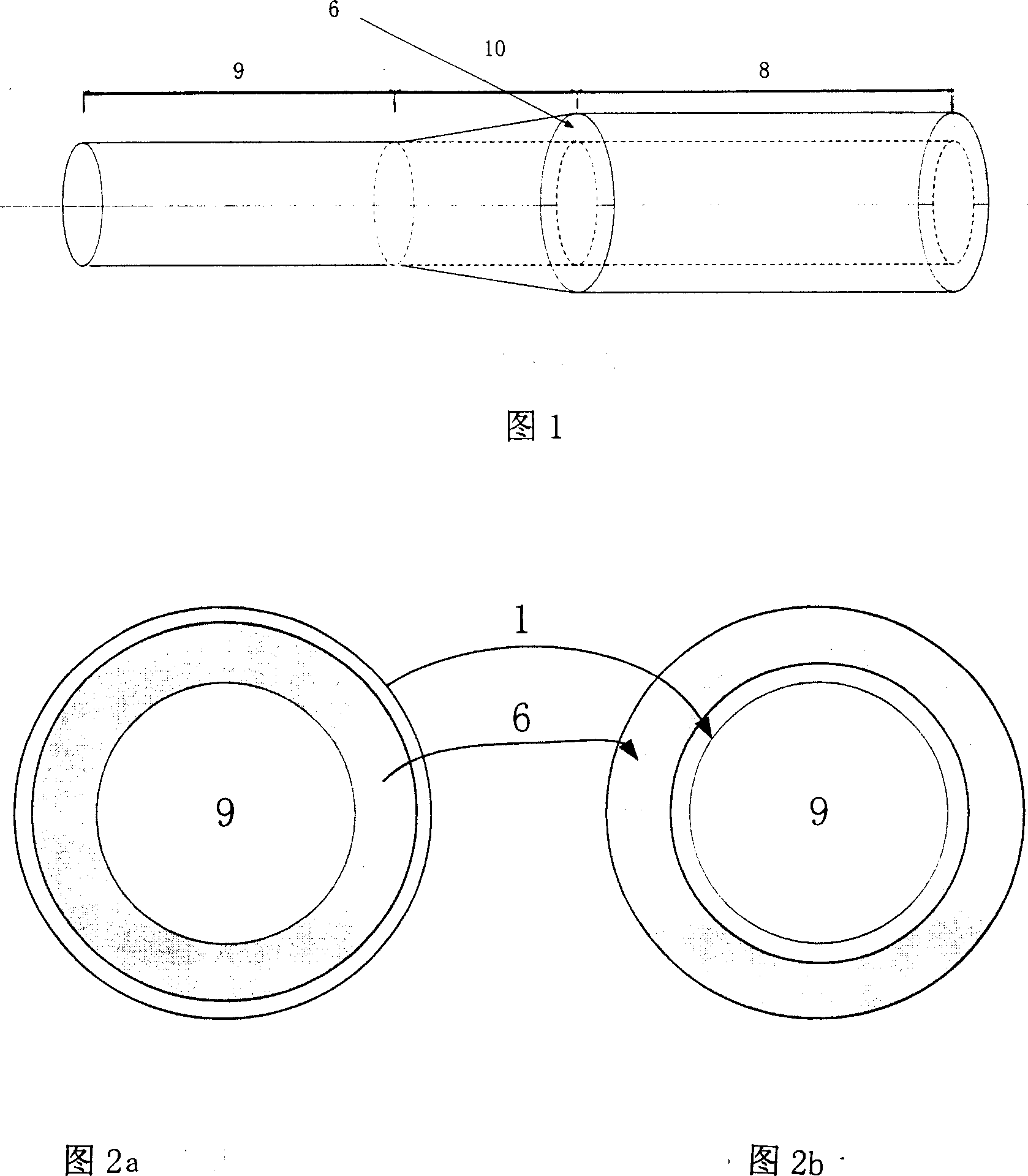 Heavy cable and zero float cable mixed type photoelectric composite tow