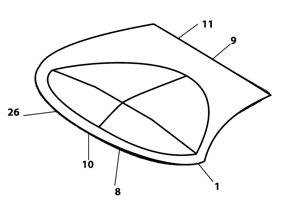 Midfoot orthotic shoe insert