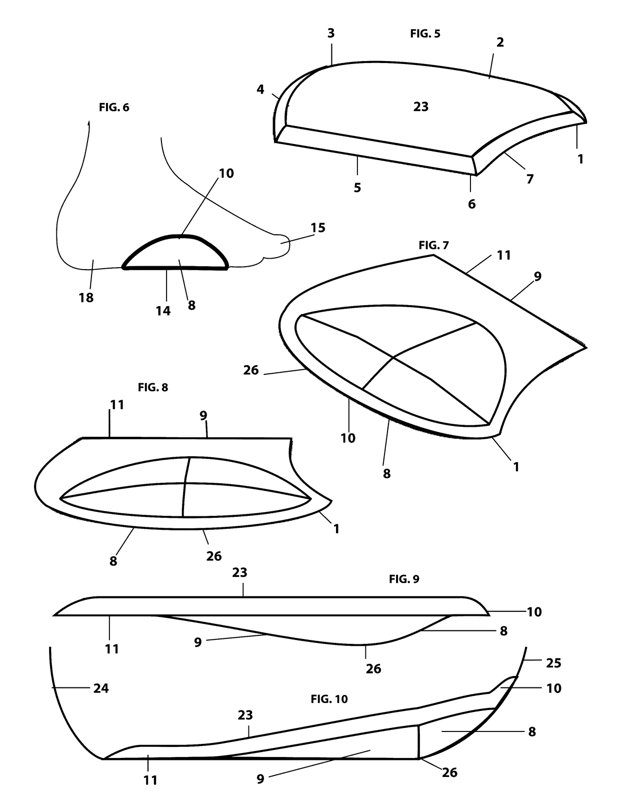 Midfoot orthotic shoe insert