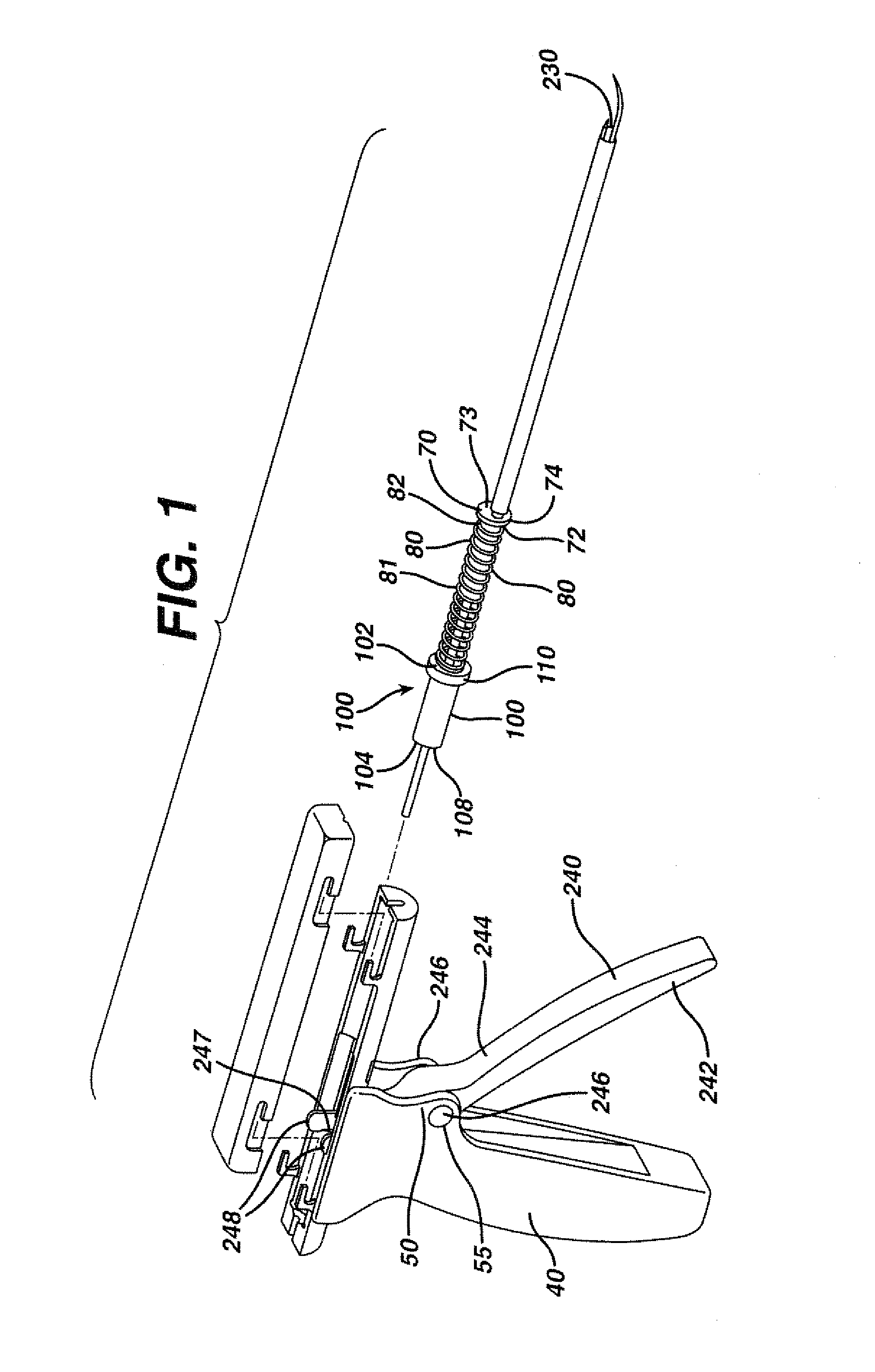 Minimally invasive stitching device