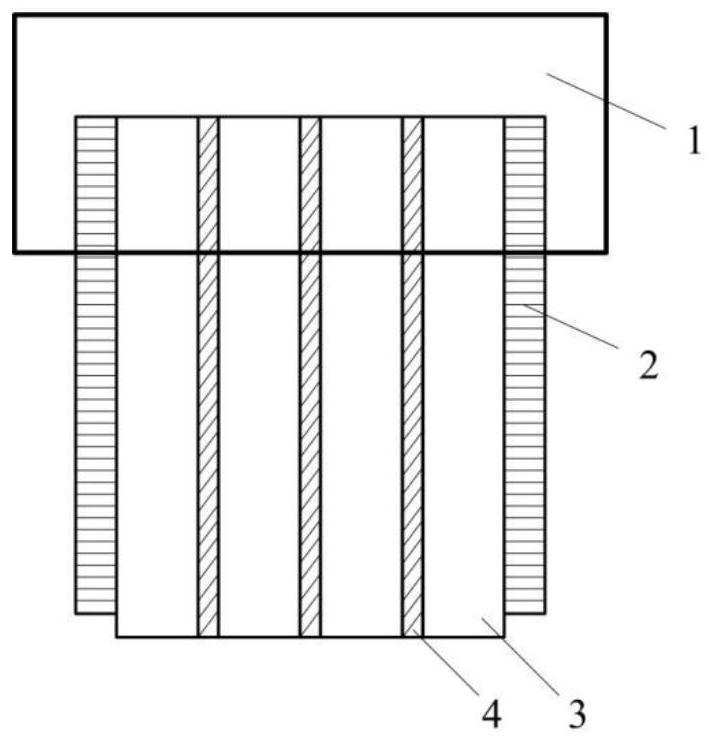 A kind of preparation method of multi-material laminated electrode