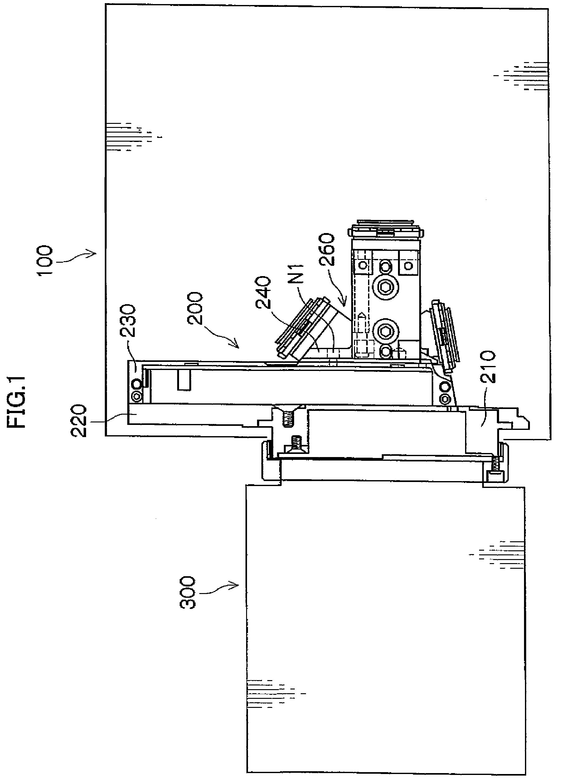 Movement preventing structure for color separation prism