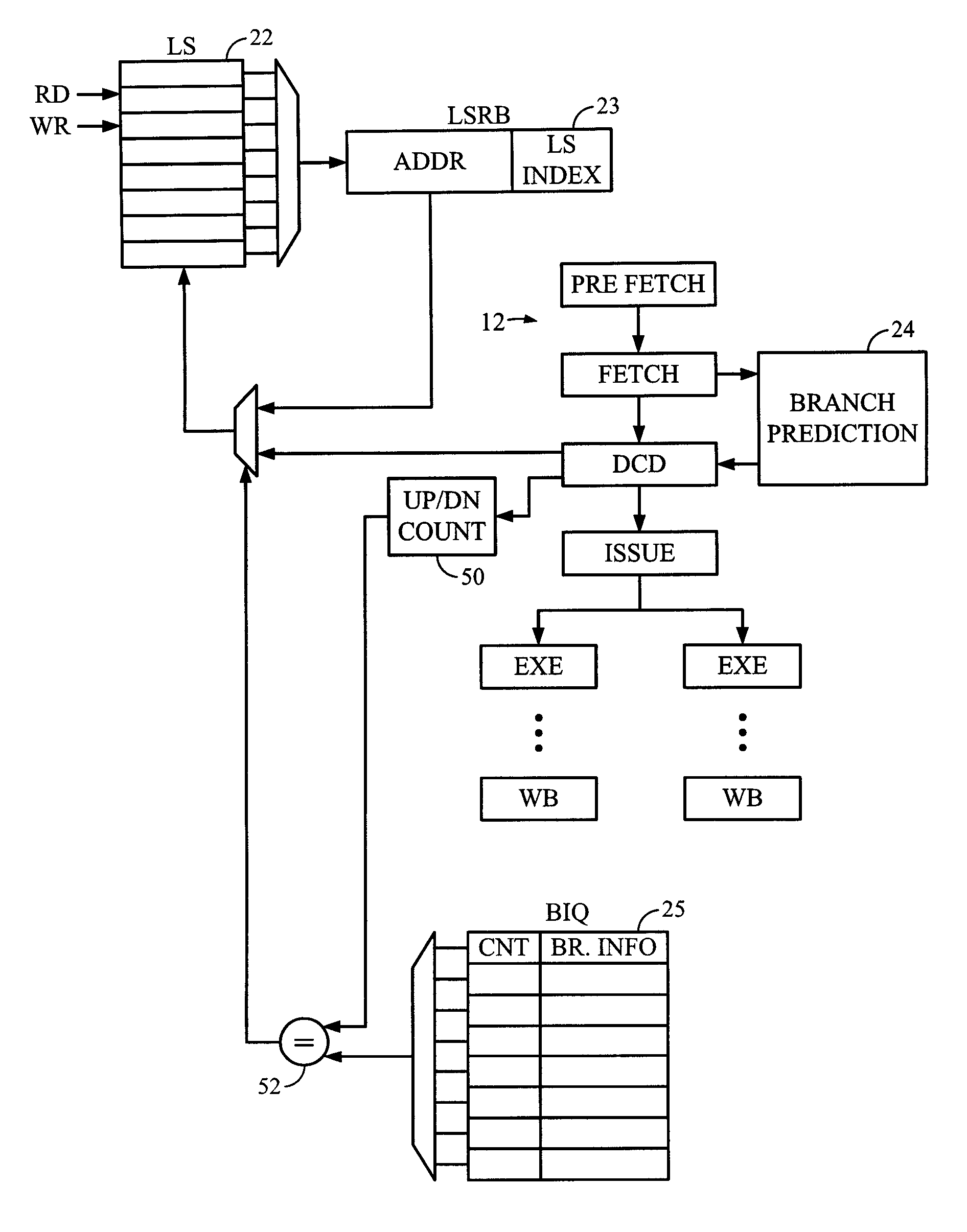 Link stack repair of erroneous speculative update