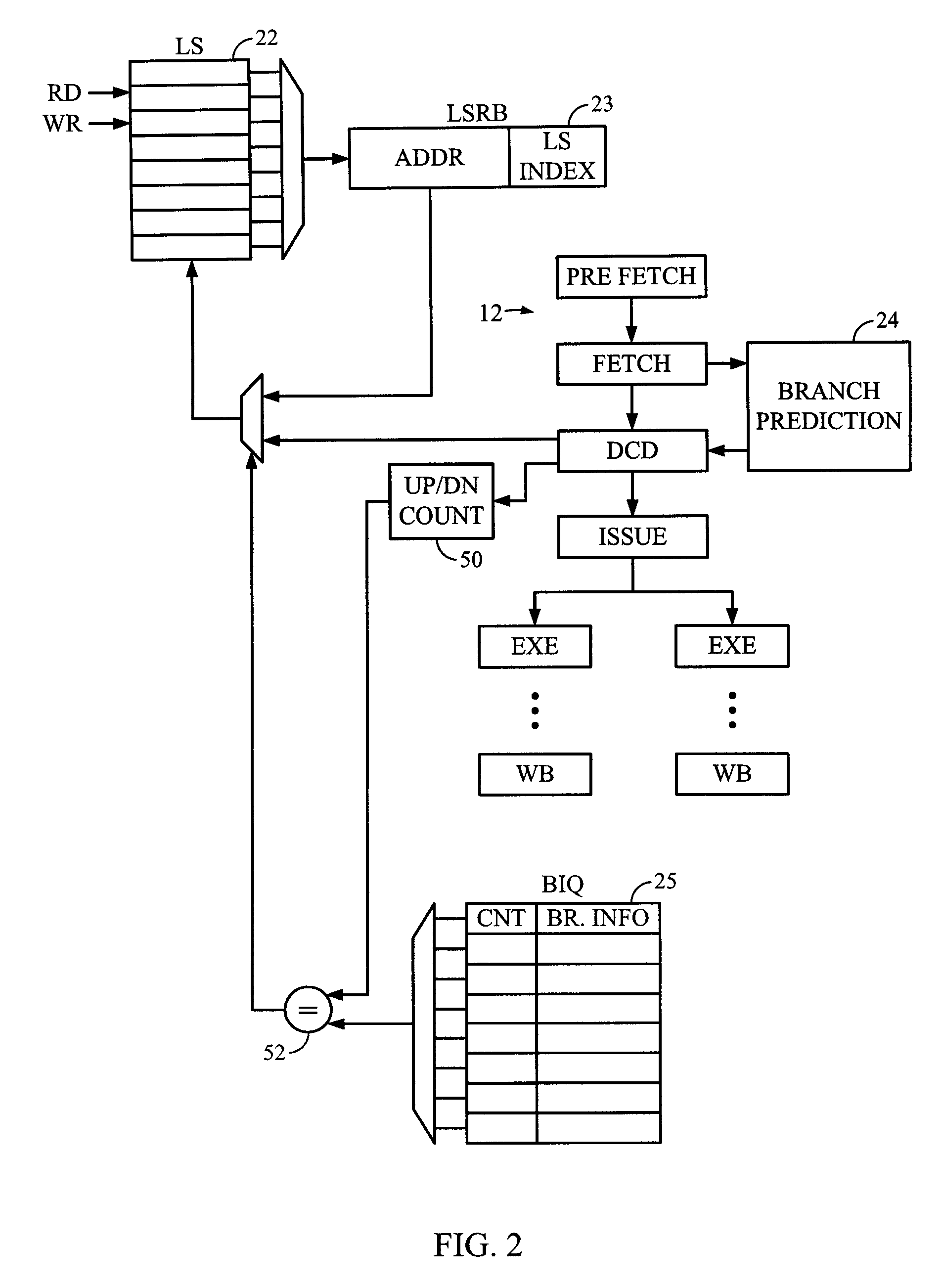 Link stack repair of erroneous speculative update