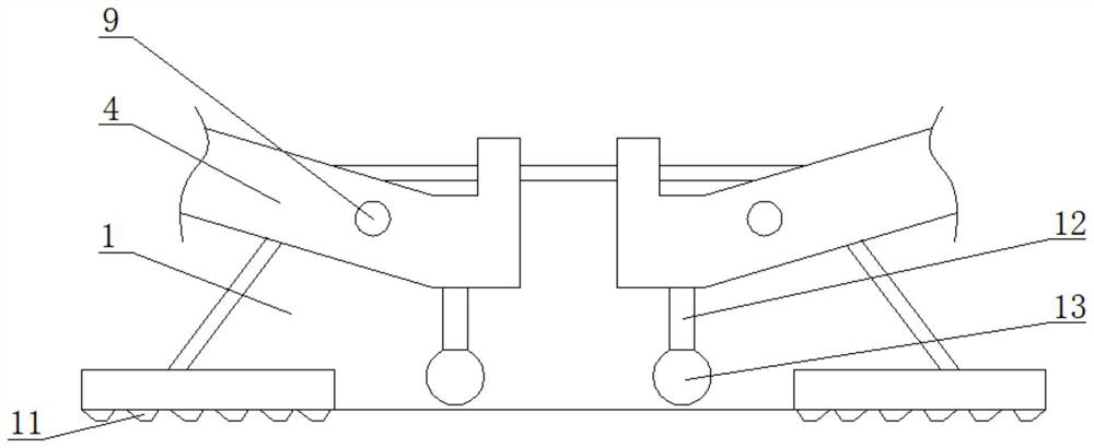 Jack with anti-toppling structure