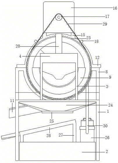 Eggshell peeling machine