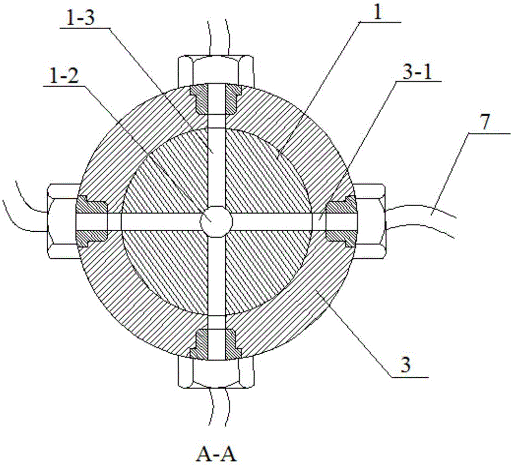 Pre-fixing abrasive and water jet united cutting tooth type roller of coal mining machine