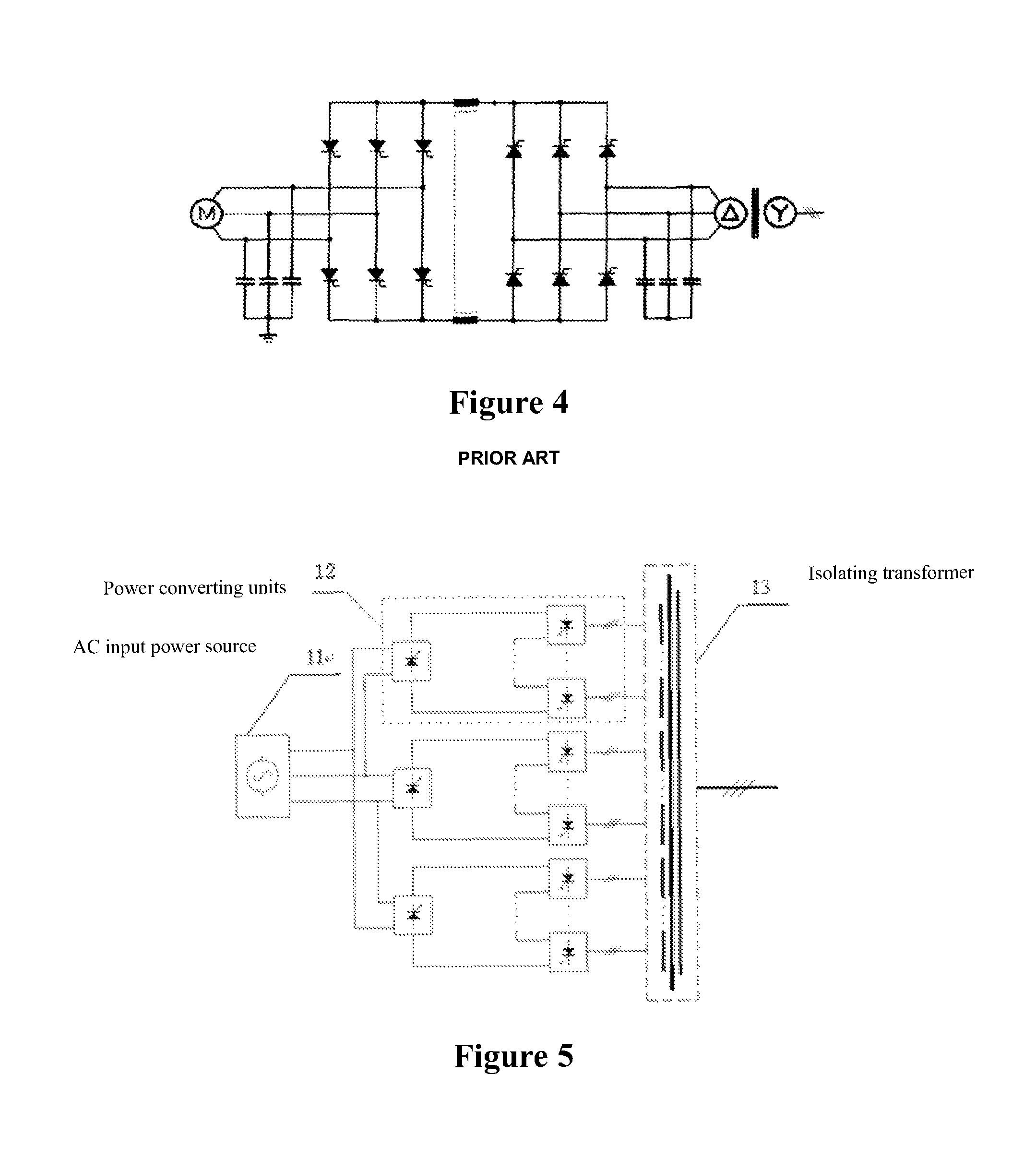 Device for feeding back power