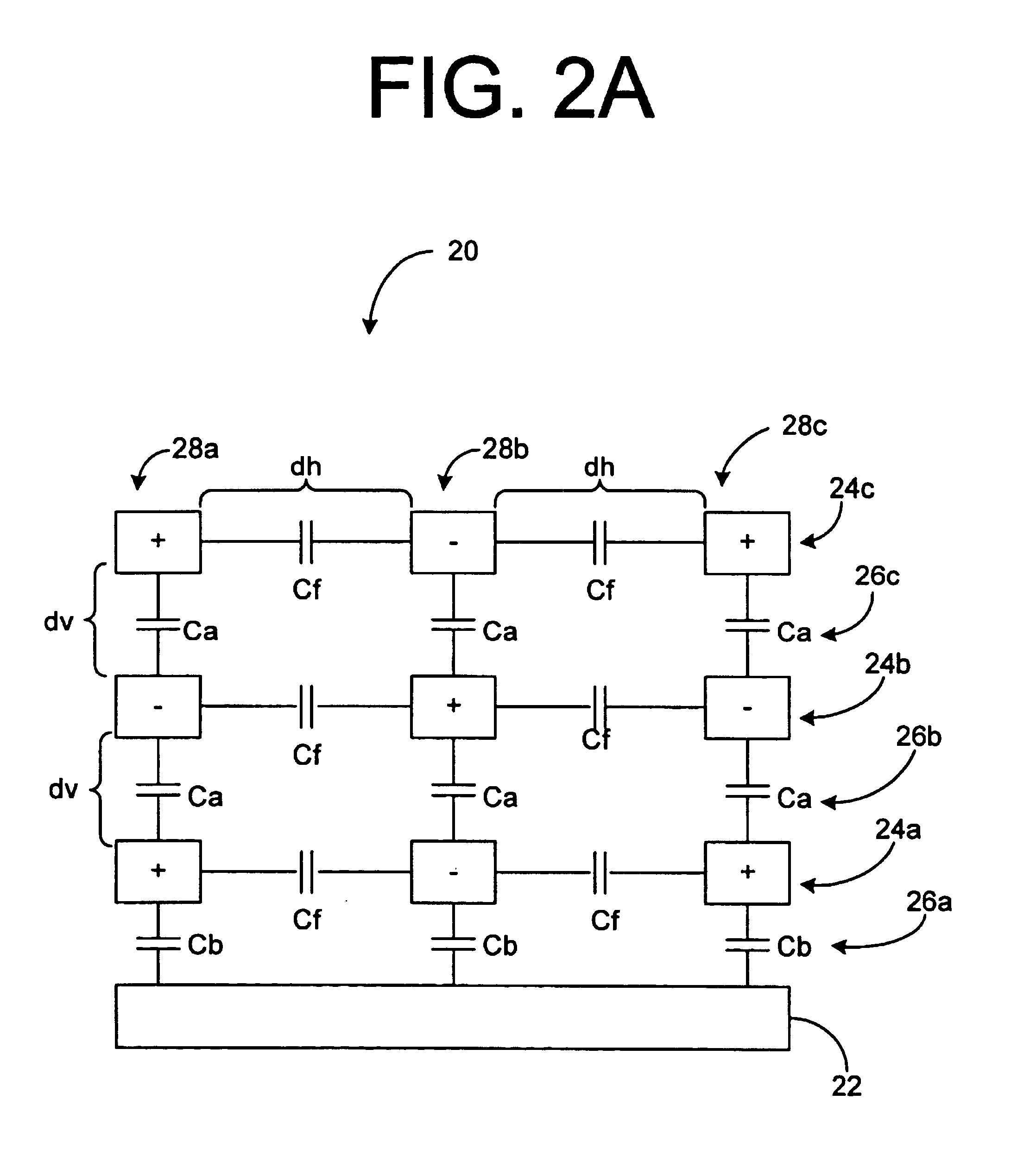 Fringing capacitor structure