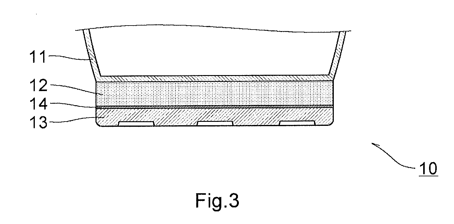 Rubber member for laser bonding and shoe