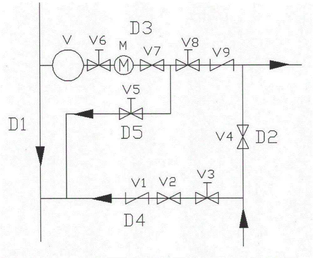 A water supply replacement economizer system for full operation of denitrification equipment