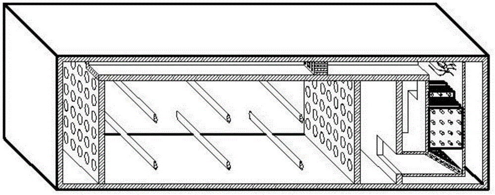 Middle air supply type cyclic edible fungi drying device