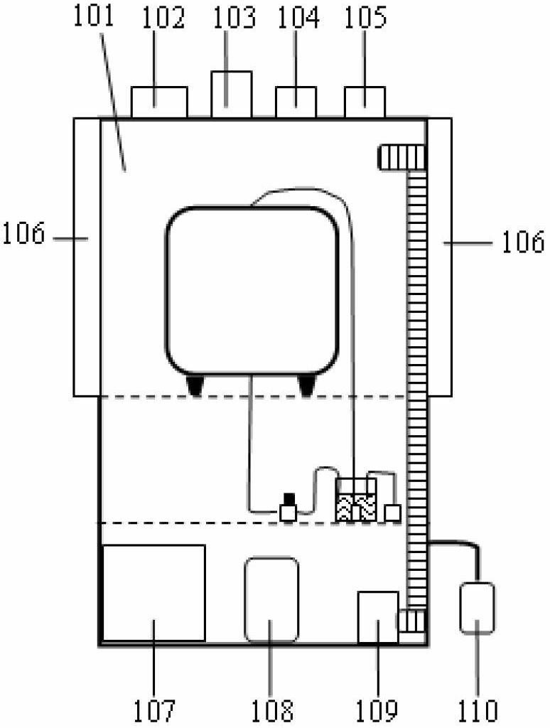 Plant online nuclear magnetic resonance imaging detection analyzing device under artificial climate