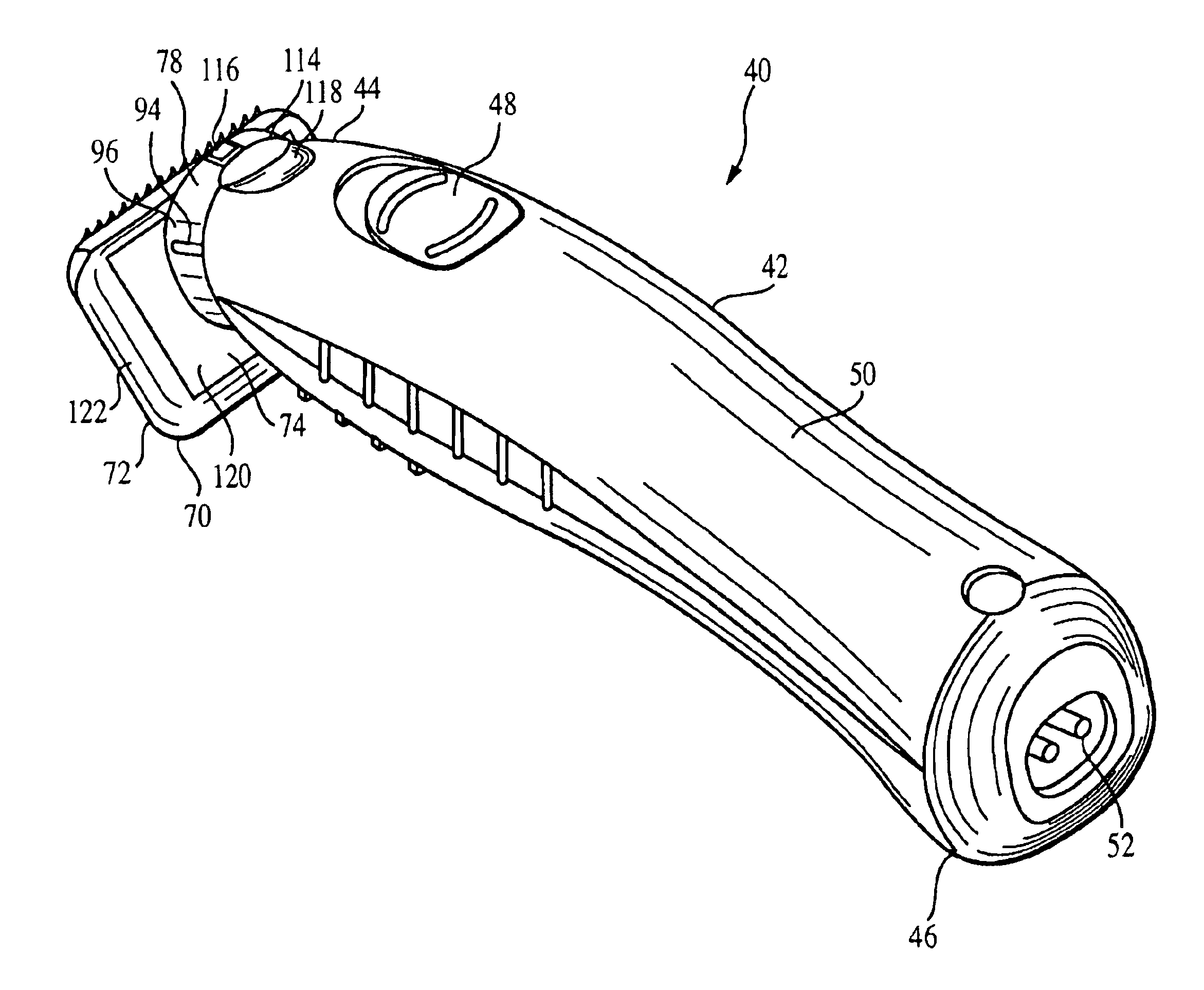 Fixed head clipper and disposable blade assembly