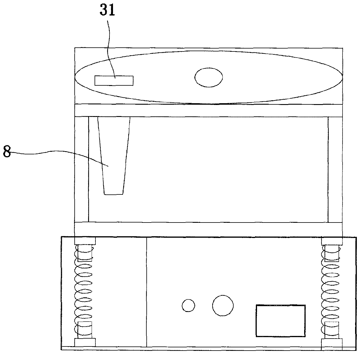 Tablet counting packing machine with counting accuracy and high packing efficiency