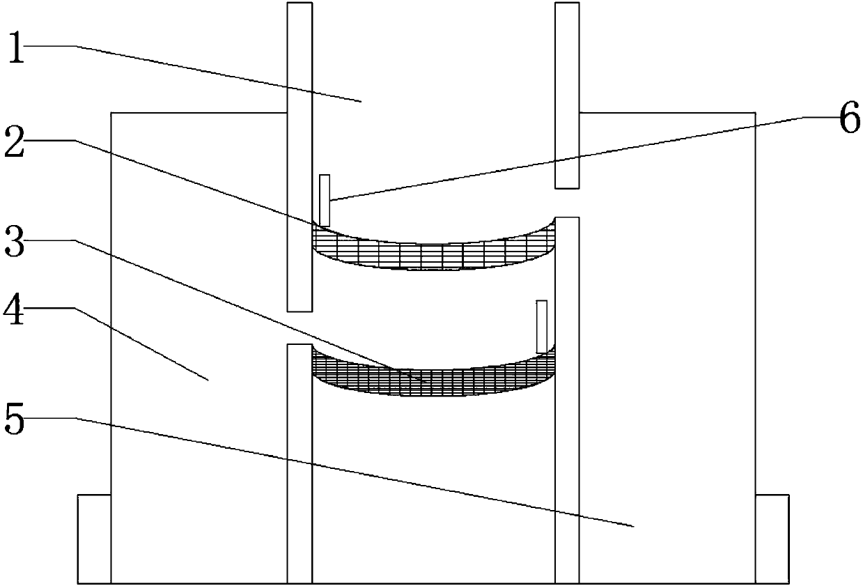 Sewage separation device provided with grease separation device