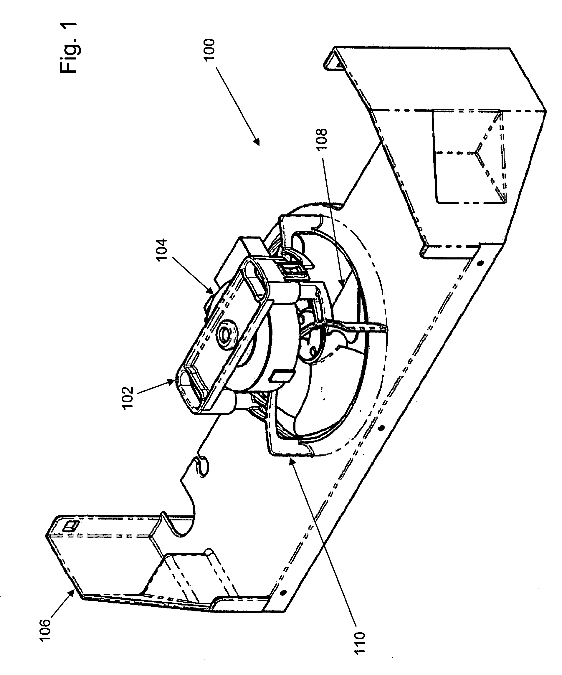 Evaporator fan with shroud assembly