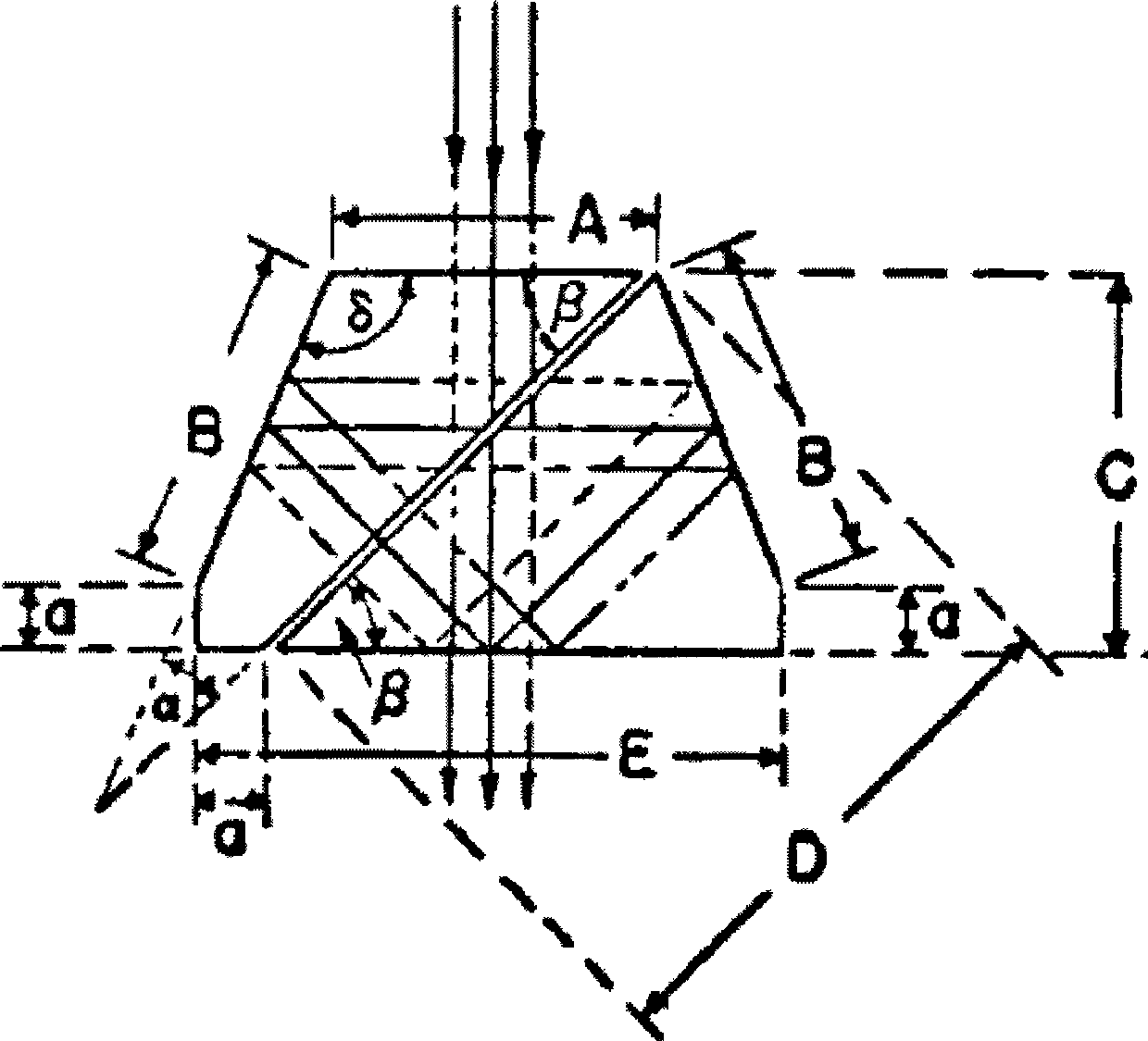 Optical coupling system for large power laser diode array