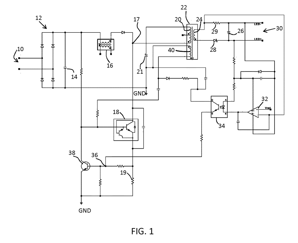 LED driver and an LED driving method