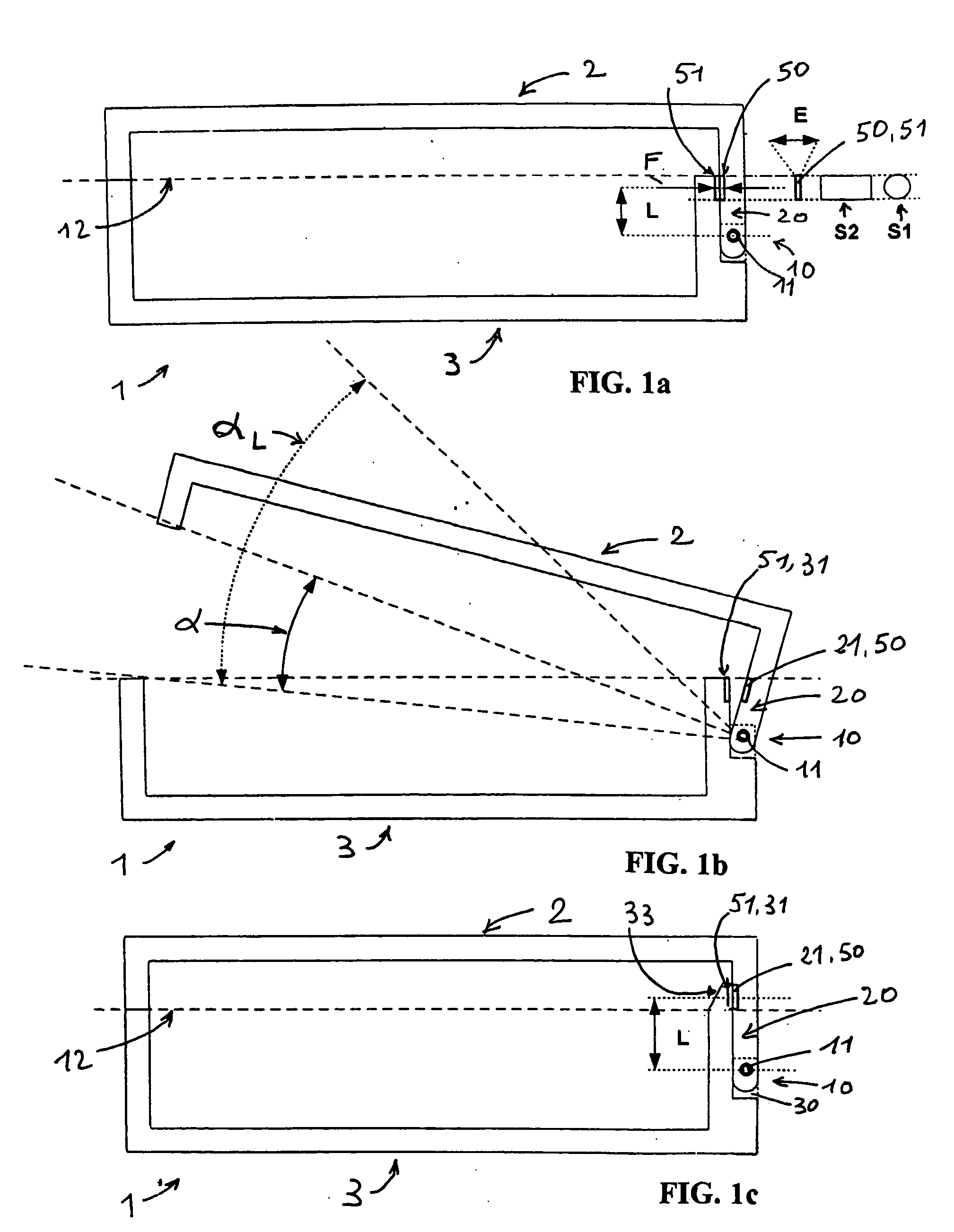 Packaging, typically a case, with closure by magnets