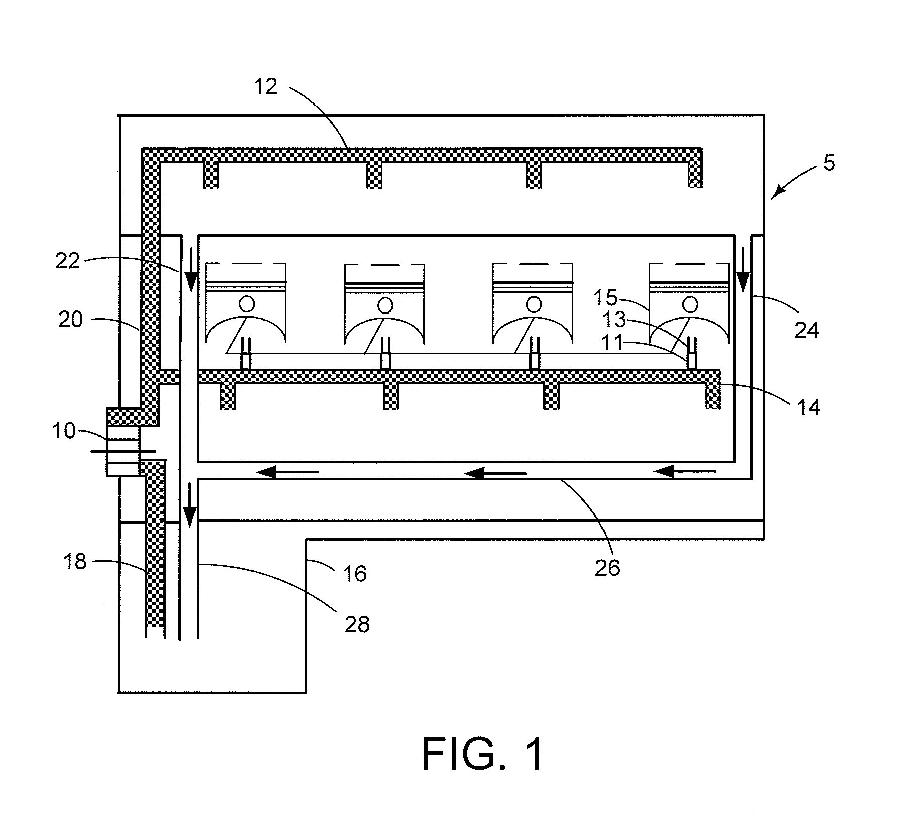 Oil supply system for an engine