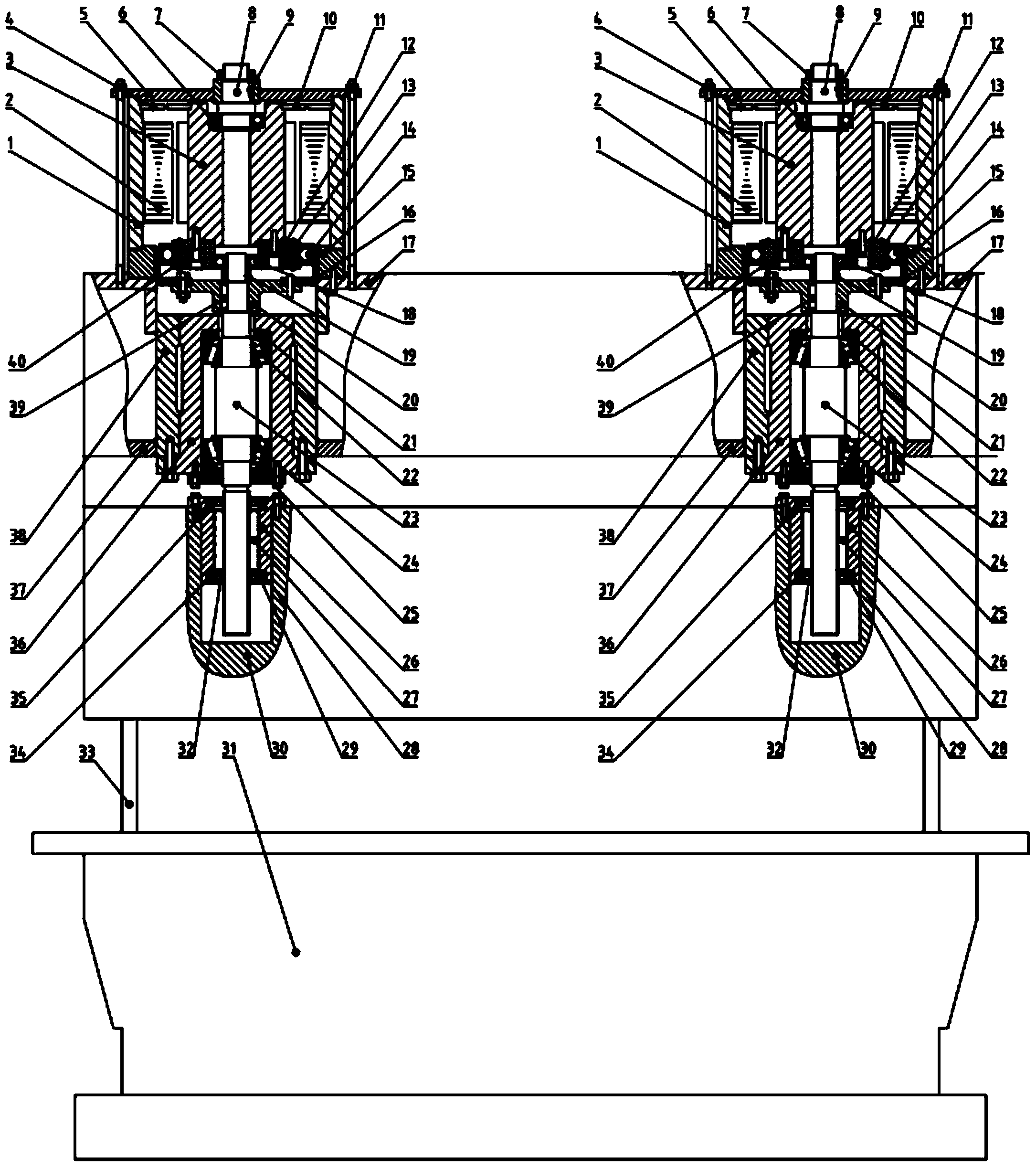 Servo direct-driven harmonic drive spiral bending machine