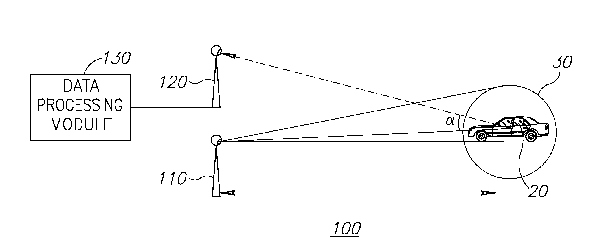 Mapping detecting and tracking objects in an arbitrary outdoor scene using active vision