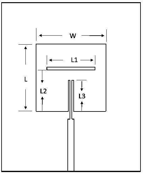 Bandwidth improved four-unit microstrip array antenna