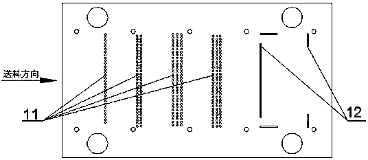 Forming die for expanded metal meshes for supplementary restraint systems