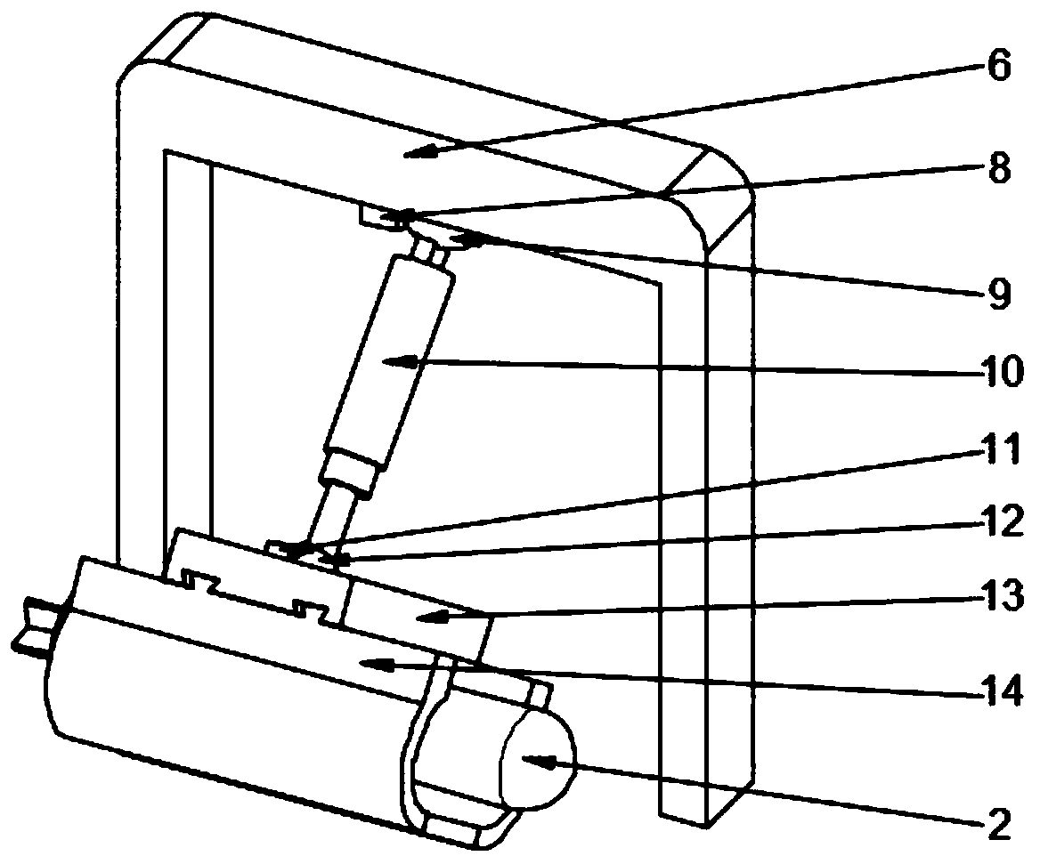 Unmanned underwater vehicle device for storage and release of unmanned water surface boat