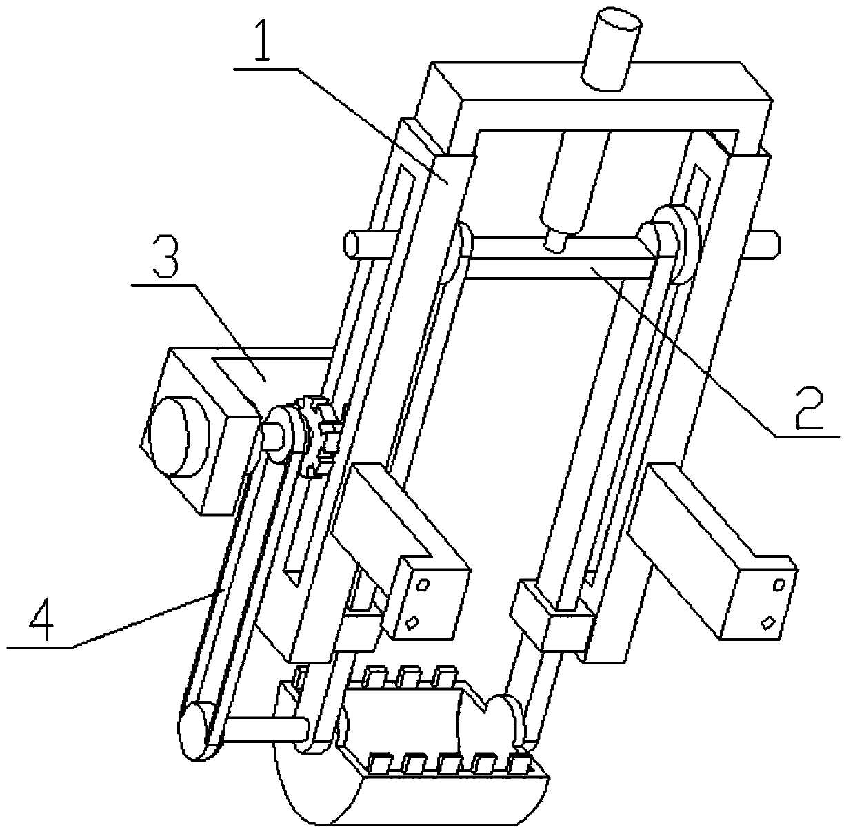 Excavation engineering mechanical equipment and using method thereof