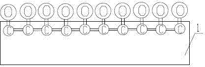 Thermal annealing method for manufacturing hydrogen end group conducting channel on diamond face