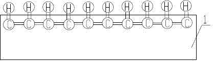 Thermal annealing method for manufacturing hydrogen end group conducting channel on diamond face