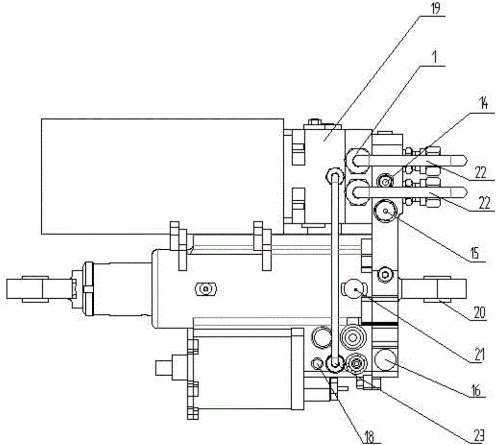 Integrated electro-hydrostatic servo mechanism