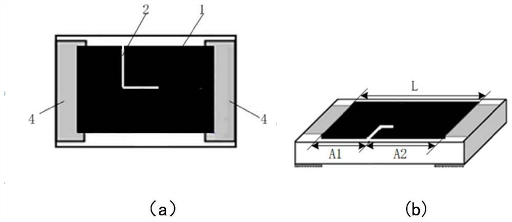 A chip resistor and method of making the same